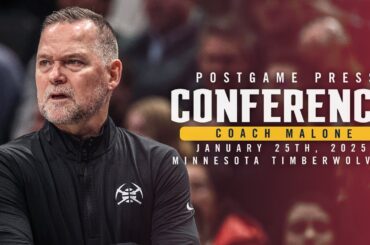 Coach Malone Full Postgame Press Conference vs. Timberwolves 🎙 | 1/25/25