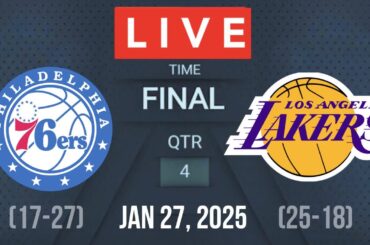 NBA LIVE! CHARLOTTE HORNETS VS LOS ANGELES LAKERS I NBA 2K25 January 26, 2025 I CELTICS vs LAL 2K25
