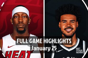 Miami Heat vs Brooklyn Nets | Full Game Highlights | 25 January 2025