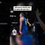 Jokic was calm after this 😂 (via nuggets/TT)