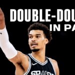 Wemby's DOUBLE-DOUBLE in Paris!