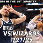 Dallas Mavericks Team Highlights vs the Wizards (01.27.2025)