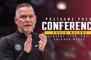 Coach Malone Full Postgame Press Conference vs. Bulls🎙 | 1/27/25