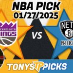 Sacramento Kings vs. Brooklyn Nets Pick 1/27/25 NBA Pick Prediction