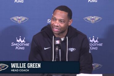 Willie Green on road loss, slow offensive start | Pelicans vs. Raptors Postgame Interview 1/27/2025