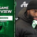 Jaylen Brown: NOBODY Expected Dillon Brooks to Hit 10 Threes | Celtics vs Rockets Postgame