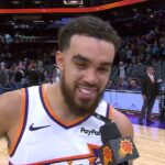 1-27-25 Phoenix Suns Postgame On Court Interview: Tyus Jones