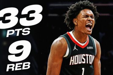 Amen Thompson's CLUTCH CAREER-HIGH 33 Points vs Celtics! | January 27, 2025