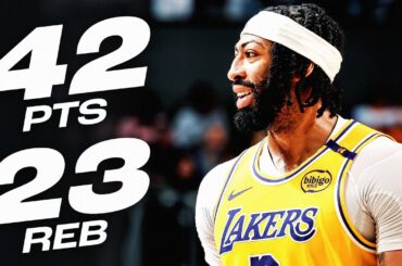 Anthony Davis' MONSTER 40-PT DOUBLE-DOUBLE! | January 27, 2025
