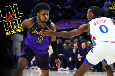 Los Angeles Lakers Full Team Highlights vs 76ers | Jan 28, 2025 | FreeDawkins
