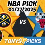 Denver Nuggets vs. Chicago Bulls Pick 1/27/25 NBA Pick Prediction