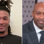 Spurs Rookie Stephon Castle Gets Dunk Contest Advice From Vince Carter | NBA on TNT