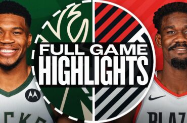 BUCKS at TRAIL BLAZERS | FULL GAME HIGHLIGHTS | January 28, 2025