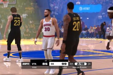 NBA 2K25 NBA Today | WARRIORS vs JAZZ FULL GAMEPLAY