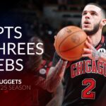 Lonzo Ball 18 pts 4 threes 4 rebs vs Nuggets 24/25 season