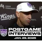 Coach Christie | Postgame Interviews 1.29.25