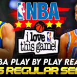 🔴GOLDEN STATE WARRIORS vs OKC THUNDER │ LIVE NBA Game Play-By-Play Reaction & Scoreboard