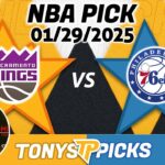 Sacramento Kings vs. Philadelphia 76ers Pick 1/29/25 NBA Pick Prediction