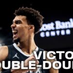 Wemby's DOUBLE-DOUBLE Vs LA Clippers