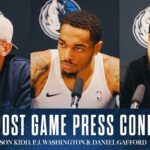 Jason Kidd, P.J. Washington & Daniel Gafford | Post Game @ NOP | 01/29/25