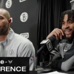 Jordi Fernández and Trendon Watford Postgame Press Conferences vs Charlotte