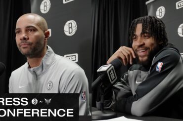 Jordi Fernández and Trendon Watford Postgame Press Conferences vs Charlotte