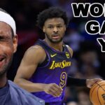 Bronny James gets completed ANNIHILATED in BLOWOUT LOSS to Sixers! WORST GAME EVER for LeBron's son!