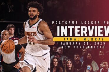 Jamal Murray Postgame Locker Room Interview vs. Knicks 🎙 | 1/29/25