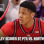 Ace Bailey drops 37 PTS for Rutgers in win vs. Nortwestern | ESPN College Basketball Highlights