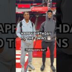 Catching up with the twins after their recent match up on the court, third of their career