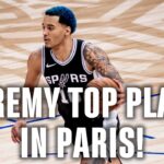 Jeremy Sochan's TOP PLAYS in Paris!
