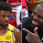 Bronny James And-1 Layup Sends the Wizards Crowd Into a Frenzy