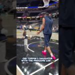 Obi Toppin’s Daughter, Remi, Took the Court for Tonight’s Pregame Lob 🥹 | Indiana Pacers