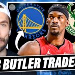 Jimmy Butler Top 3 Trades: Warriors, Bucks & Suns BEST LANDING SPOTS for Heat star | Hoops Tonight