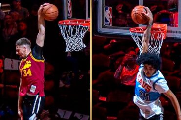 The Cavs Halftime Dunk Contest Was NEXT LEVEL 🚀🔥
