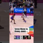 Bronny matched up on Maxey 🍿