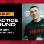 Bam Adebayo, Tyler Herro, Erik Spoelstra | Practice Interview | January 31, 2025