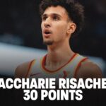 Zaccharie Risacher drops 30 POINTS, shoots perfect 7-7 in first half