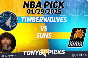 Minnesota Timberwolves vs Phoenix Suns  1/29/25 NBA Betting Pick