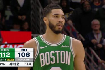 Final 4:12 WILD ENDING! 👀 Pelicans vs Celtics | January 31, 2025