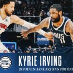 Kyrie Irving (28 Points) Highlights vs. Detroit Pistons | January 31, 2025