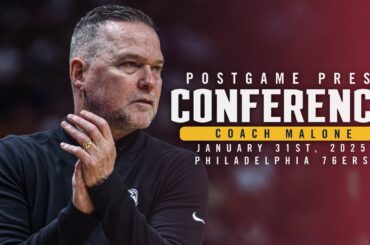 Coach Malone Full Postgame Press Conference vs. 76ers 🎙 | 1/31/25
