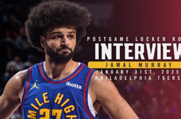 Jamal Murray Postgame Locker Room Interview vs. 76ers 🎙 | 1/31/25