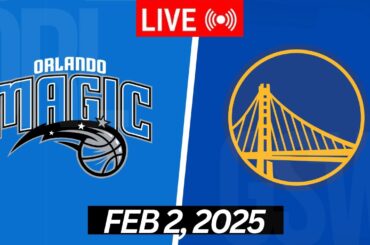 NBA LIVE! Golden State Warriors vs Orlando Magic I February 2, 2025 Warriors vs Magic 2K Live Today