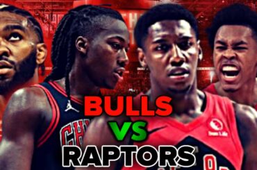 Chicago Bulls vs Toronto Raptors | NBA | Live Stream Commentary