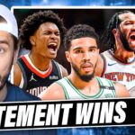 NBA Reaction: Rockets STUN Celtics, Thompson SHINES again, Knicks BLOW OUT Grizzlies | Hoops Tonight