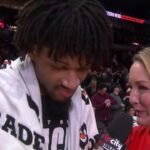 Shaedon Sharpe Postgame Interview | Brightside Windows Baseline Report | POR vs PHX | 2/01/2025