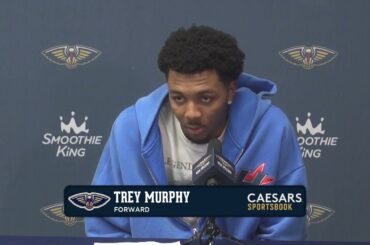 Trey Murphy III on Dejounte Murray injury | Pelicans-Celtics Postgame Interview 1/31/2025