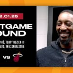 Nikola Jović, Terry Rozier III, Bam Adebayo, Erik Spoelstra | Postgame Interview | February 1, 2025