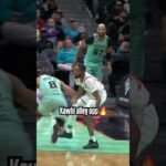 Kawhi alley oop dunk🖐🏾 #nba #laclippers #shorts